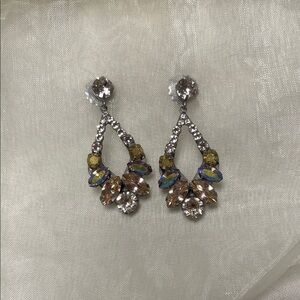 Sorelli Elegant Crystal Drop Earrings